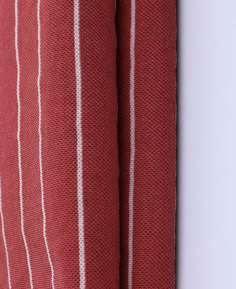 Home Textiles 100% Polyester Single Hole Wire Stripe Fabric